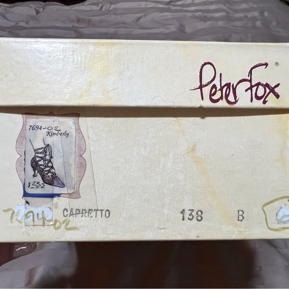 Peter Fox - Devine and Extraordinary Size 6 Heels Black wit lace - Picture 2 of 16